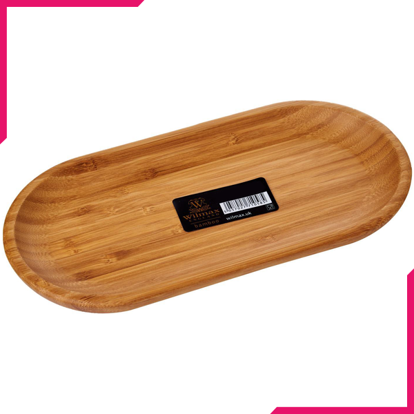Wilmax Natural Bamboo Dish 14" X 7" - bakeware bake house kitchenware bakers supplies baking