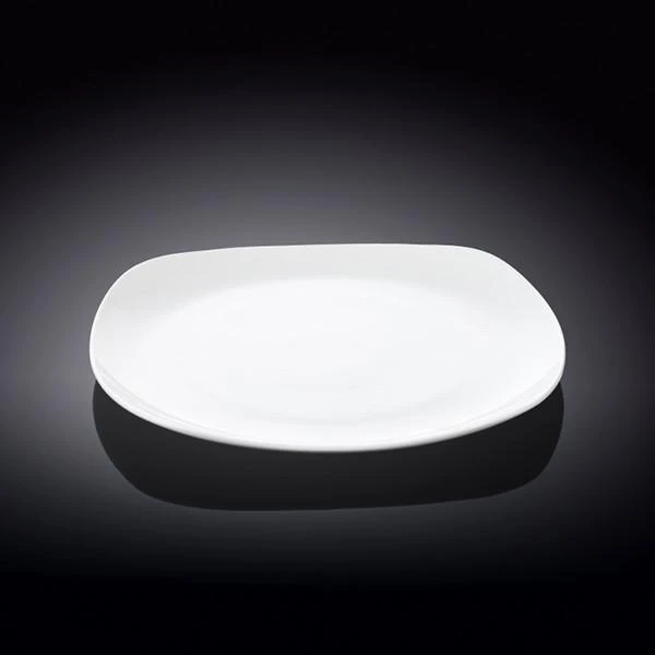 Wilmax Fine Porcelain Bread Plate 6.5" X 6.5" - bakeware bake house kitchenware bakers supplies baking