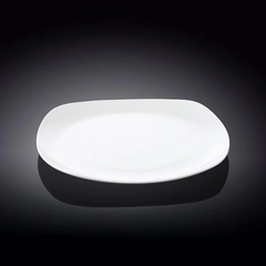 Wilmax Fine Porcelain Dinner Plate 9.75" X 9.75 - bakeware bake house kitchenware bakers supplies baking
