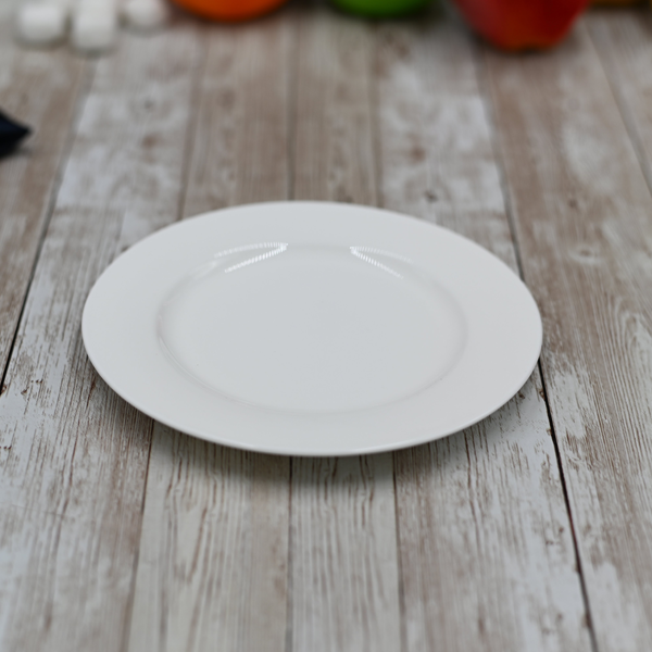 Wilmax Fine Porcelain Dinner Plate 10" - bakeware bake house kitchenware bakers supplies baking