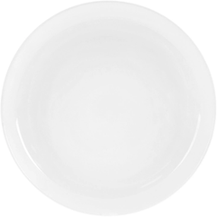 Wilmax Fine Porcelain Rolled Rim Dessert Plate 7" - bakeware bake house kitchenware bakers supplies baking