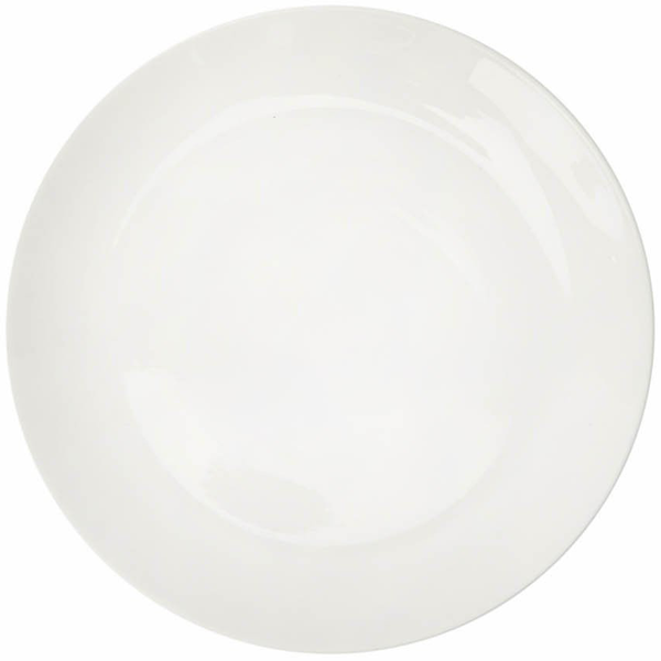 Wilmax Fine Porcelain Rolled Rim Dinner Plate 10" - bakeware bake house kitchenware bakers supplies baking