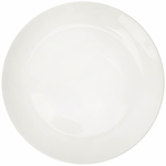 Wilmax Fine Porcelain Rolled Rim Dinner Plate 10" - bakeware bake house kitchenware bakers supplies baking