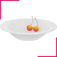 Wilmax Fine Porcelain Soup Plate 9" - bakeware bake house kitchenware bakers supplies baking