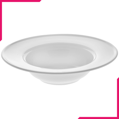 Wilmax Fine Porcelain Deep Plate 9" - bakeware bake house kitchenware bakers supplies baking