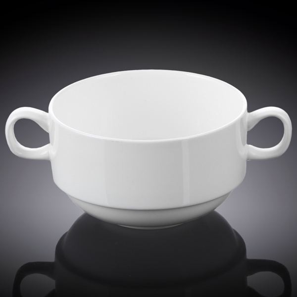 Wilmax Fine Porcelain Soup Cup 300ml - bakeware bake house kitchenware bakers supplies baking