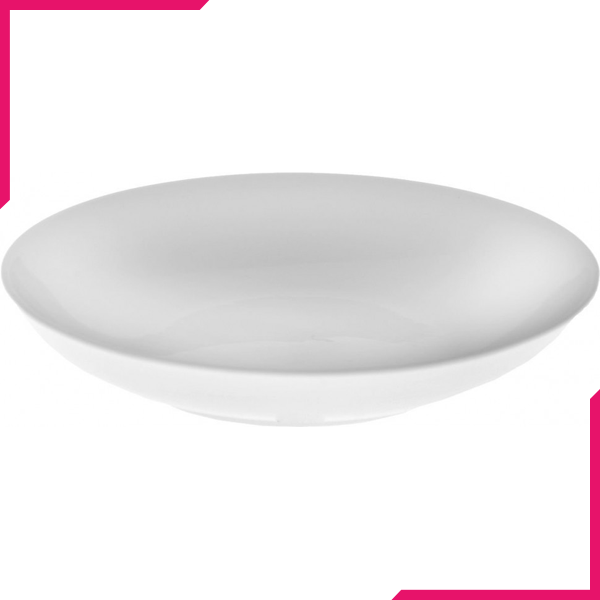 Wilmax Fine Porcelain Round Deep Plate 10" - bakeware bake house kitchenware bakers supplies baking
