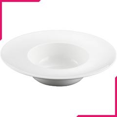 Wilmax Fine Porcelain Deep Plate 10" - bakeware bake house kitchenware bakers supplies baking