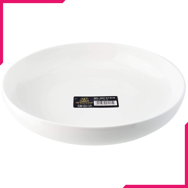 Wilmax Fine Porcelain Plate 9" - bakeware bake house kitchenware bakers supplies baking