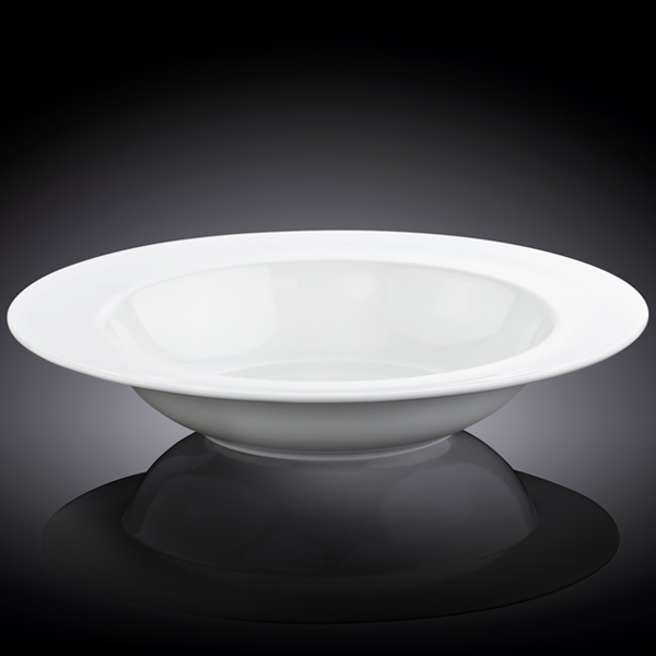 Wilmax Fine Porcelain Deep Plate 9" - bakeware bake house kitchenware bakers supplies baking