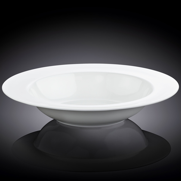 Wilmax Fine Porcelain Deep Plate 10" - bakeware bake house kitchenware bakers supplies baking