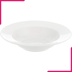 Wilmax Fine Porcelain Deep Plate 10" - bakeware bake house kitchenware bakers supplies baking