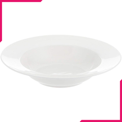 Wilmax Fine Porcelain Deep Plate 10" - bakeware bake house kitchenware bakers supplies baking