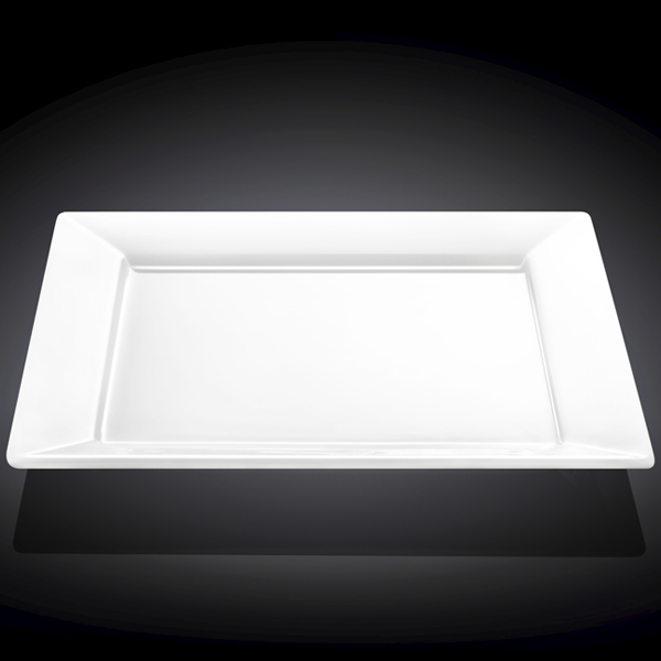 Wilmax Fine Porcelain Square Platter 11.5" X 11.5" - bakeware bake house kitchenware bakers supplies baking