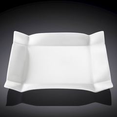 Wilmax Fine Porcelain Dessert Plate 8" X 8" - bakeware bake house kitchenware bakers supplies baking