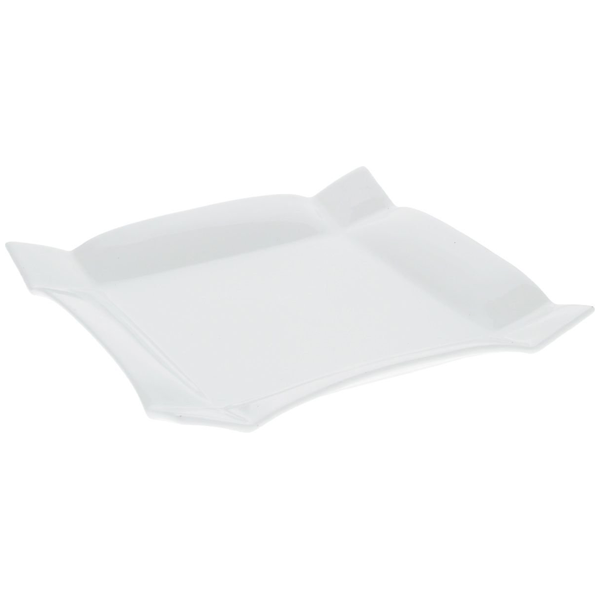 Wilmax Fine Porcelain Dinner Plate 10" X 10" - bakeware bake house kitchenware bakers supplies baking