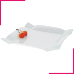 Wilmax Fine Porcelain Square Platter 11.5" X 11.5" - bakeware bake house kitchenware bakers supplies baking