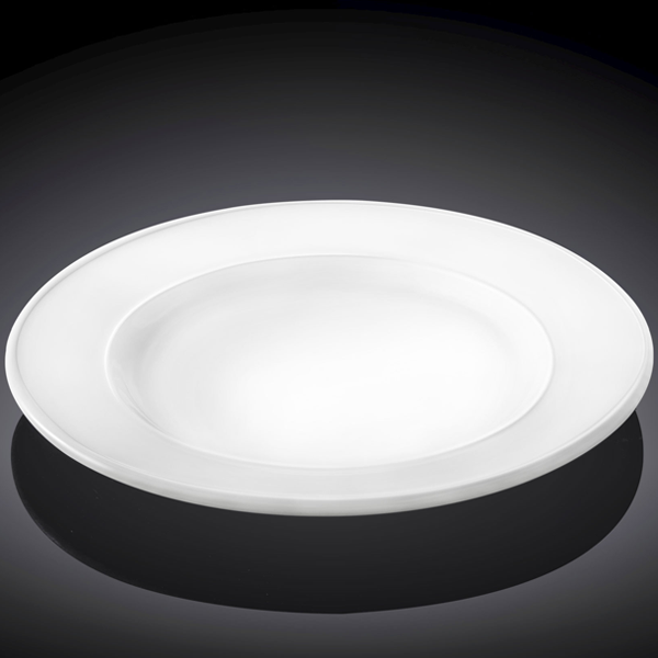 Wilmax Fine Porcelain Dessert Plate 8" - bakeware bake house kitchenware bakers supplies baking