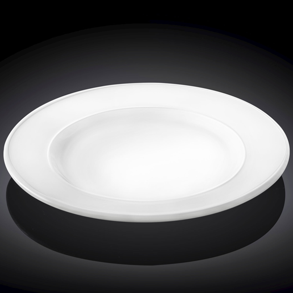 Wilmax Fine Porcelain Dinner Plate 10" - bakeware bake house kitchenware bakers supplies baking