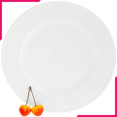 Wilmax Fine Porcelain Dinner Plate 10" - bakeware bake house kitchenware bakers supplies baking