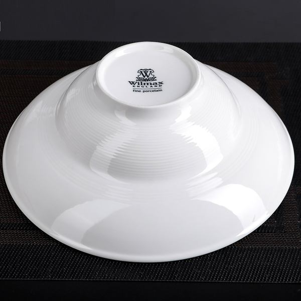 Wilmax Fine Porcelain Deep Plate 9.75" - bakeware bake house kitchenware bakers supplies baking