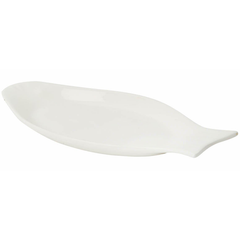 Wilmax Fine Porcelain Fish Plate 8.5" - bakeware bake house kitchenware bakers supplies baking