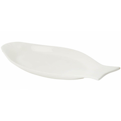 Wilmax Fine Porcelain Fish Plate 10" - bakeware bake house kitchenware bakers supplies baking