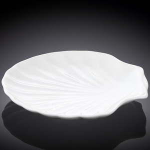 Wilmax Fine Porcelain Shell Dish 5" - bakeware bake house kitchenware bakers supplies baking