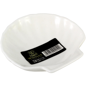 Wilmax Fine Porcelain Shell Dish 6" - bakeware bake house kitchenware bakers supplies baking
