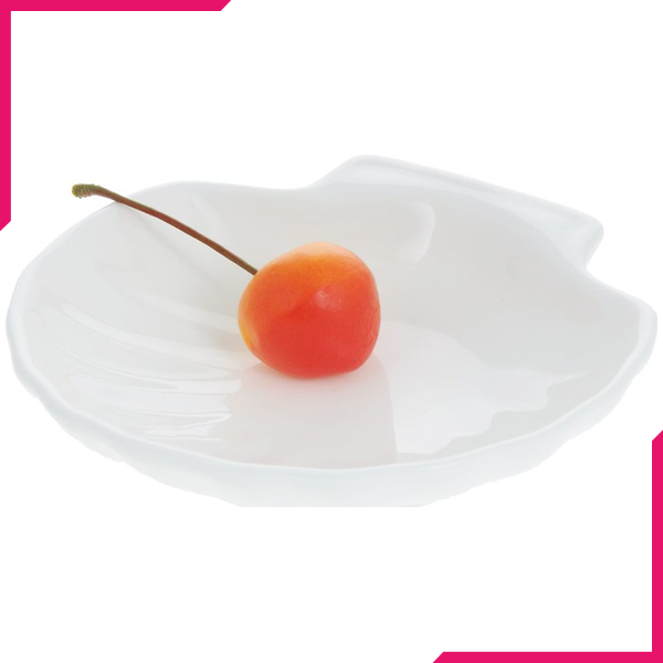 Wilmax Fine Porcelain Shell Dish 6" - bakeware bake house kitchenware bakers supplies baking