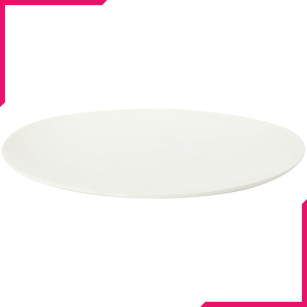 Wilmax Fine Porcelain Oval Platter 8" - bakeware bake house kitchenware bakers supplies baking