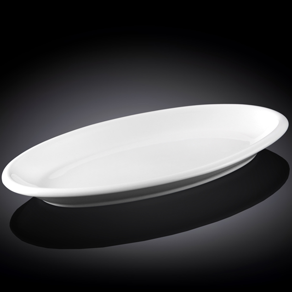 Wilmax Fine Porcelain Oval Platter 12" - bakeware bake house kitchenware bakers supplies baking