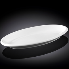 Wilmax Fine Porcelain Oval Platter 12" - bakeware bake house kitchenware bakers supplies baking