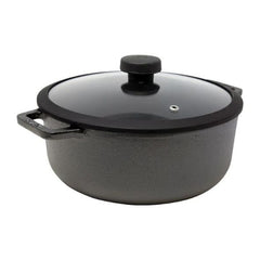 Meyer Cast Iron 24cm/4L Sauteuse with lid