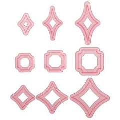 Modern Square Cutter 9Pcs Set