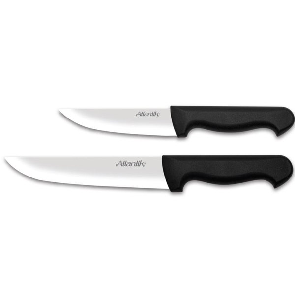 Pirge Atlantik Knife Set of 2 pcs Black - bakeware bake house kitchenware bakers supplies baking