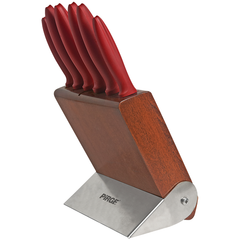 Pirge Pure Knife Set with Block - bakeware bake house kitchenware bakers supplies baking