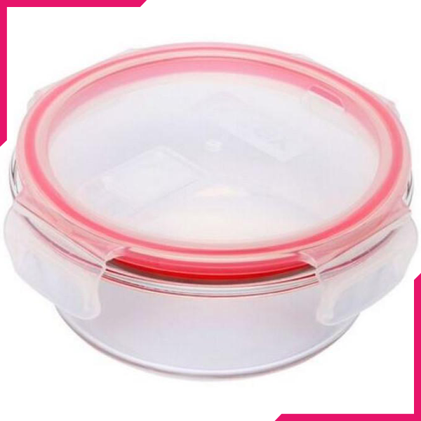 Pyrex Easy Vent Round Glass Food Storage Container - bakeware bake house kitchenware bakers supplies baking