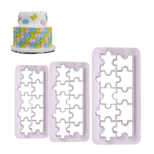 Puzzle Shape Multi Fondant Cake Cutter