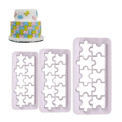 Puzzle Shape Multi Fondant Cake Cutter