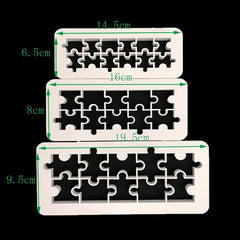 Puzzle Shape Multi Fondant Cake Cutter