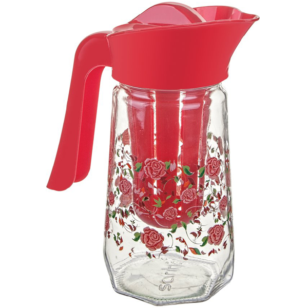 Sarina Prizma Decorated Detox Jug 1000CC - bakeware bake house kitchenware bakers supplies baking