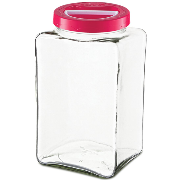 Sarina  Square Pantry Jar 3000CC - bakeware bake house kitchenware bakers supplies baking