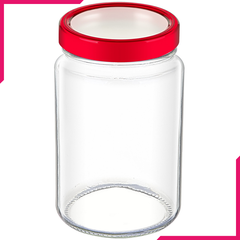 Sarina See Through Crystal Lid Pantry Jar 1500CC - bakeware bake house kitchenware bakers supplies baking