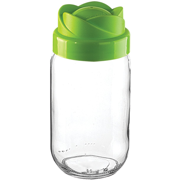 Sarina Tulip Glass Jar 660CC - bakeware bake house kitchenware bakers supplies baking