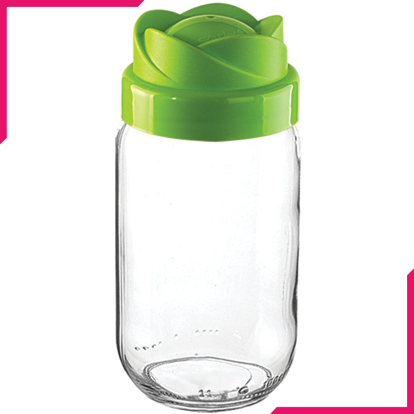 Sarina Tulip Glass Jar 660CC - bakeware bake house kitchenware bakers supplies baking