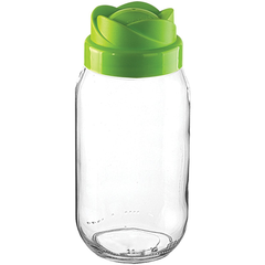 Sarina Tulip Glass Jar 1500CC - bakeware bake house kitchenware bakers supplies baking