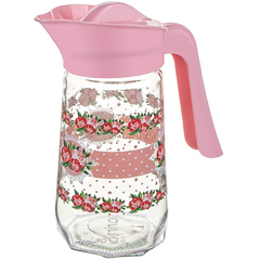 Sarina Prizma Decorated Press Lid Jug 1000CC - bakeware bake house kitchenware bakers supplies baking