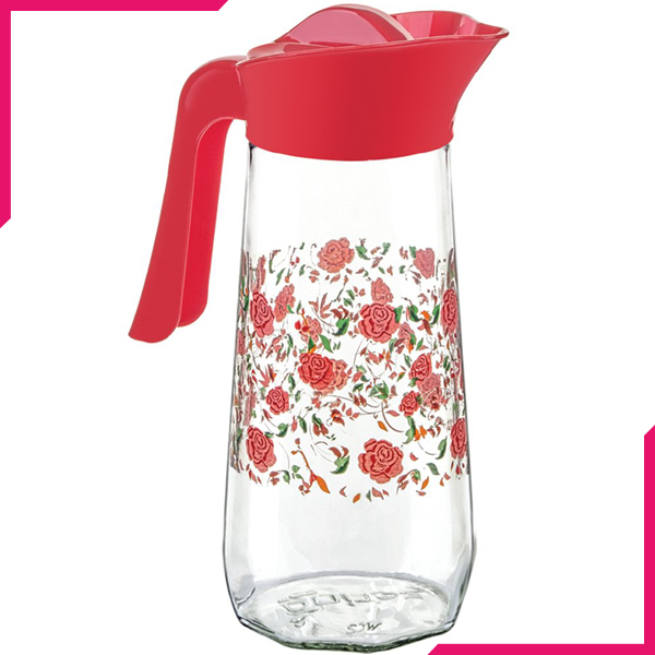Sarina Prizma Decorated Press Lid Jug 1600CC - bakeware bake house kitchenware bakers supplies baking