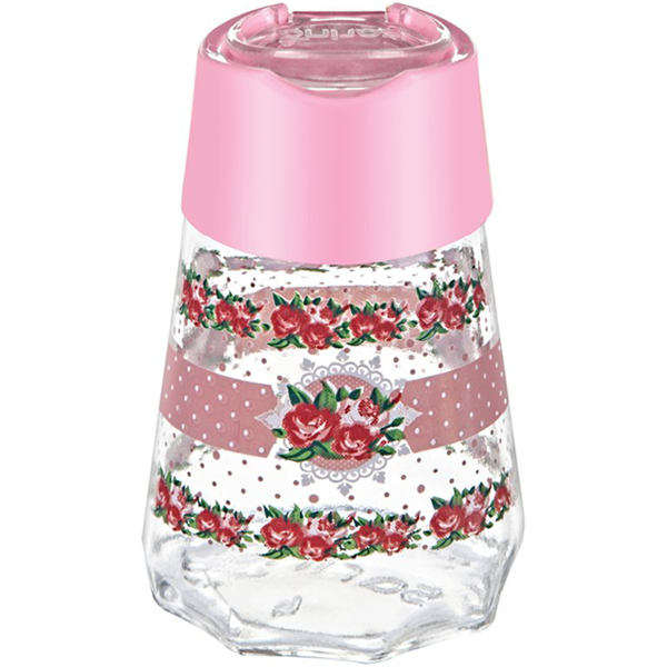 Sarina Prizma Decorated Flip Top Salt Shaker - bakeware bake house kitchenware bakers supplies baking